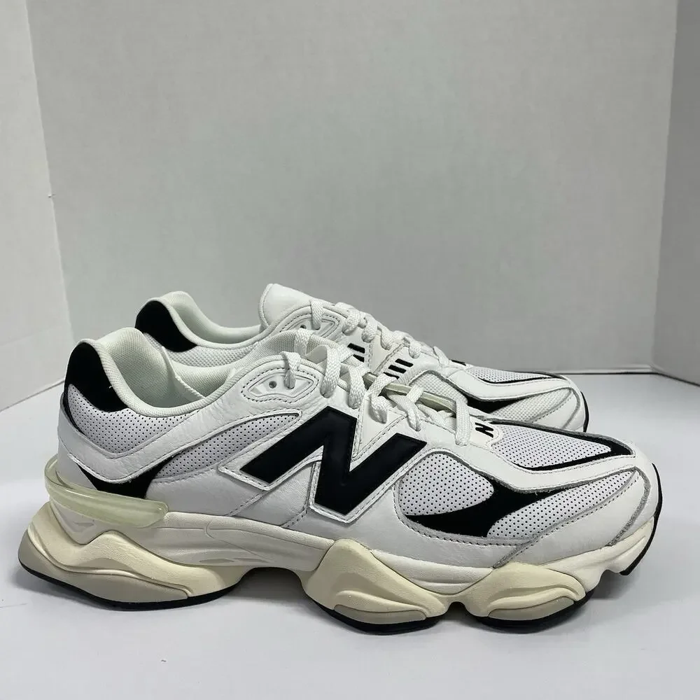 New Balance 9060 White Black U9060AAB Size 15 Men Chunky Mesh Workout Sneakers